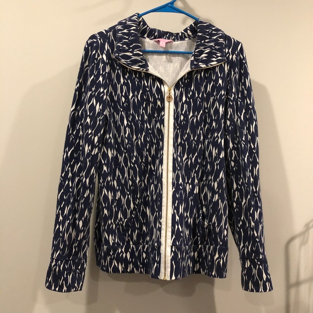 Lilly Pulitzer Zip Up Jacket